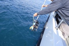 Launching the ROV